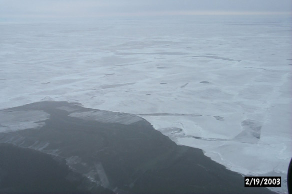 Thin ice off Cape North