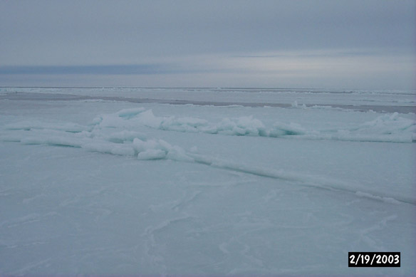 Thin ice off Cape North