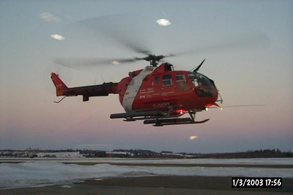 CCG Helicopter (exterior)