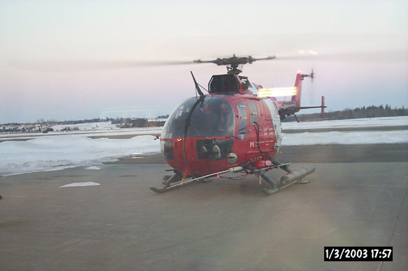 CCG Helicopter (exterior)